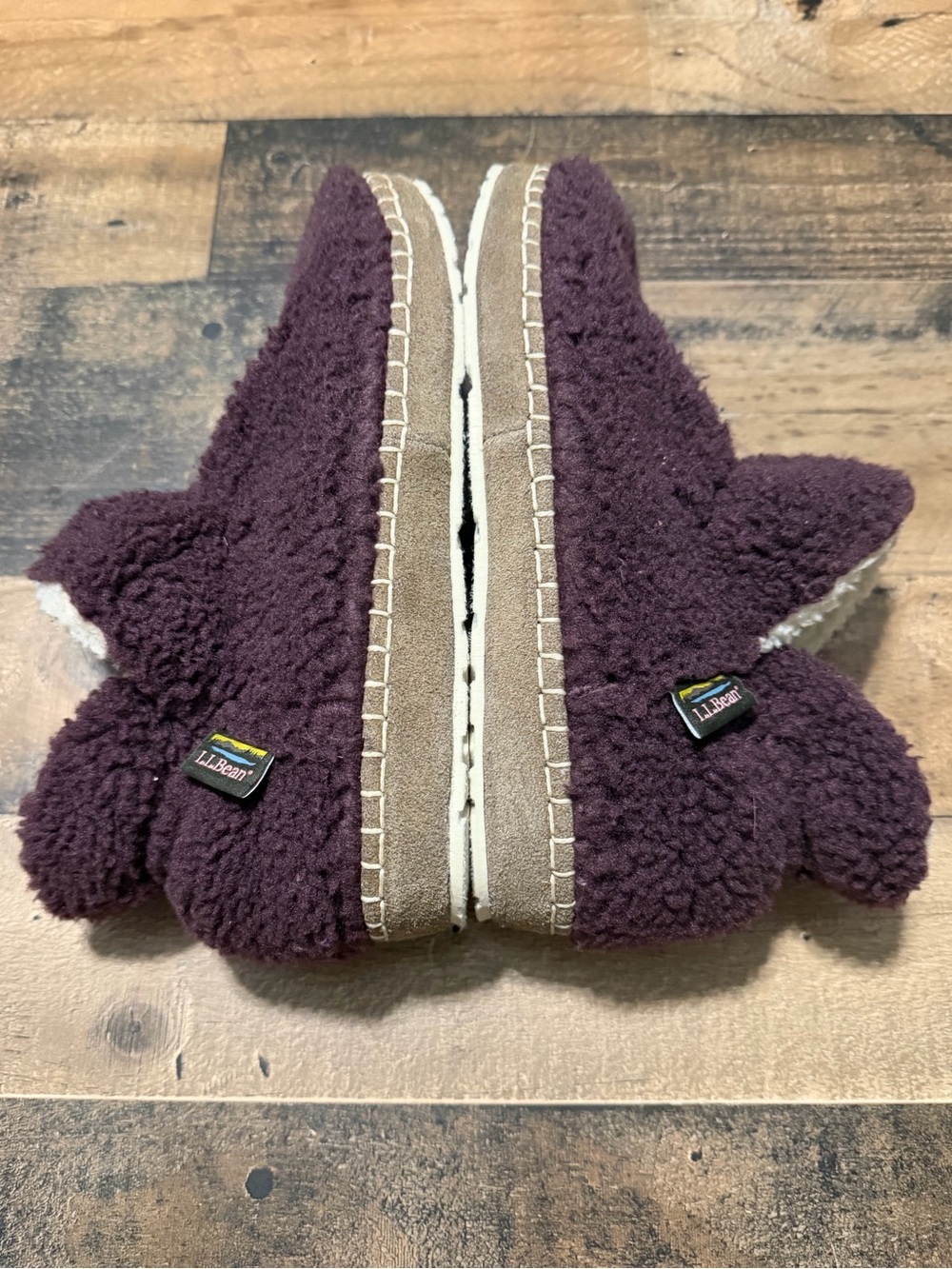 L.L. Bean Women's Cozy Slipper Booties, Pile Fleece - Picture 2 of 5